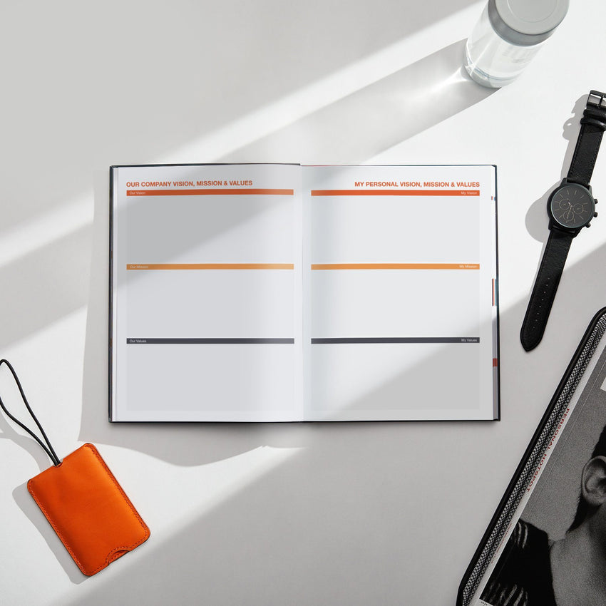 Bundle - Dailygreatness Success At Work, Deskpad, Multi-color Notebook