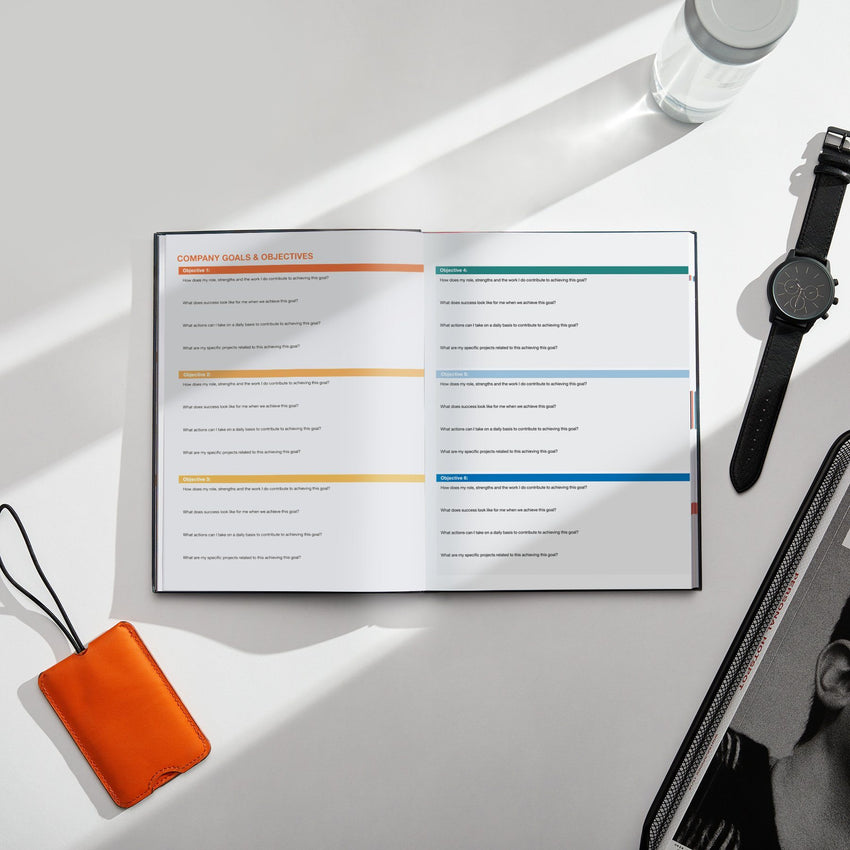 Bundle - Dailygreatness Success At Work, Deskpad, Multi-color Notebook