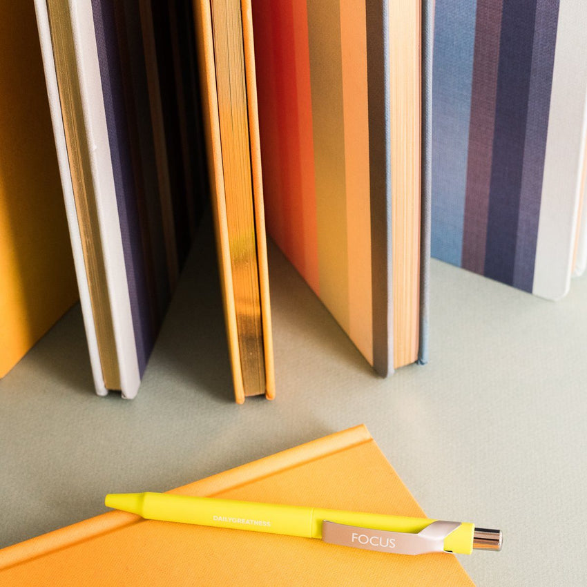 Bundle - Dailygreatness Wellness, Yoga, Yellow Notebook