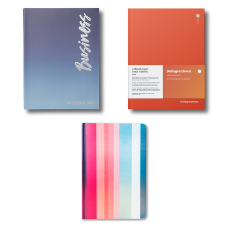 Bundle - Dailygreatness Business Undated, Original and Multi-colored Notebook